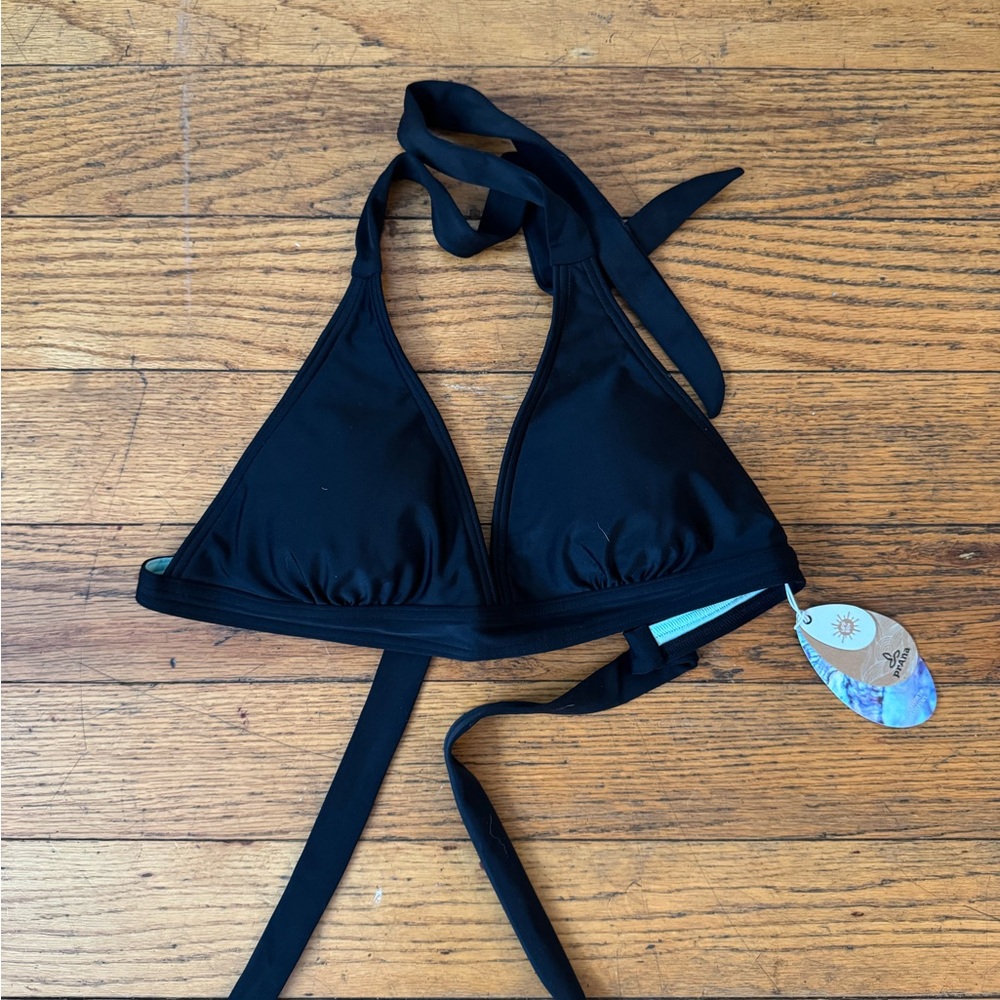 Prana | NWT Classic Black Bikini Top sz SM